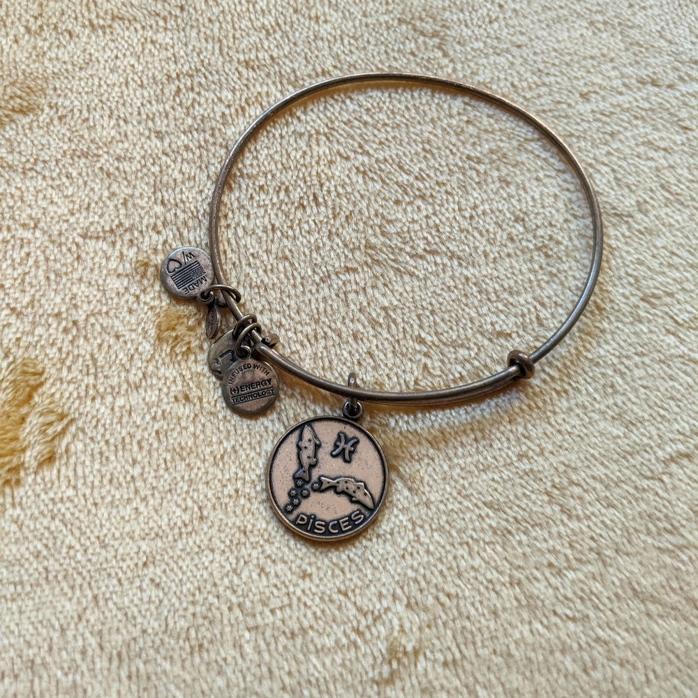 Alex & Ani - Rafaelian Gold Pisces Bracelet